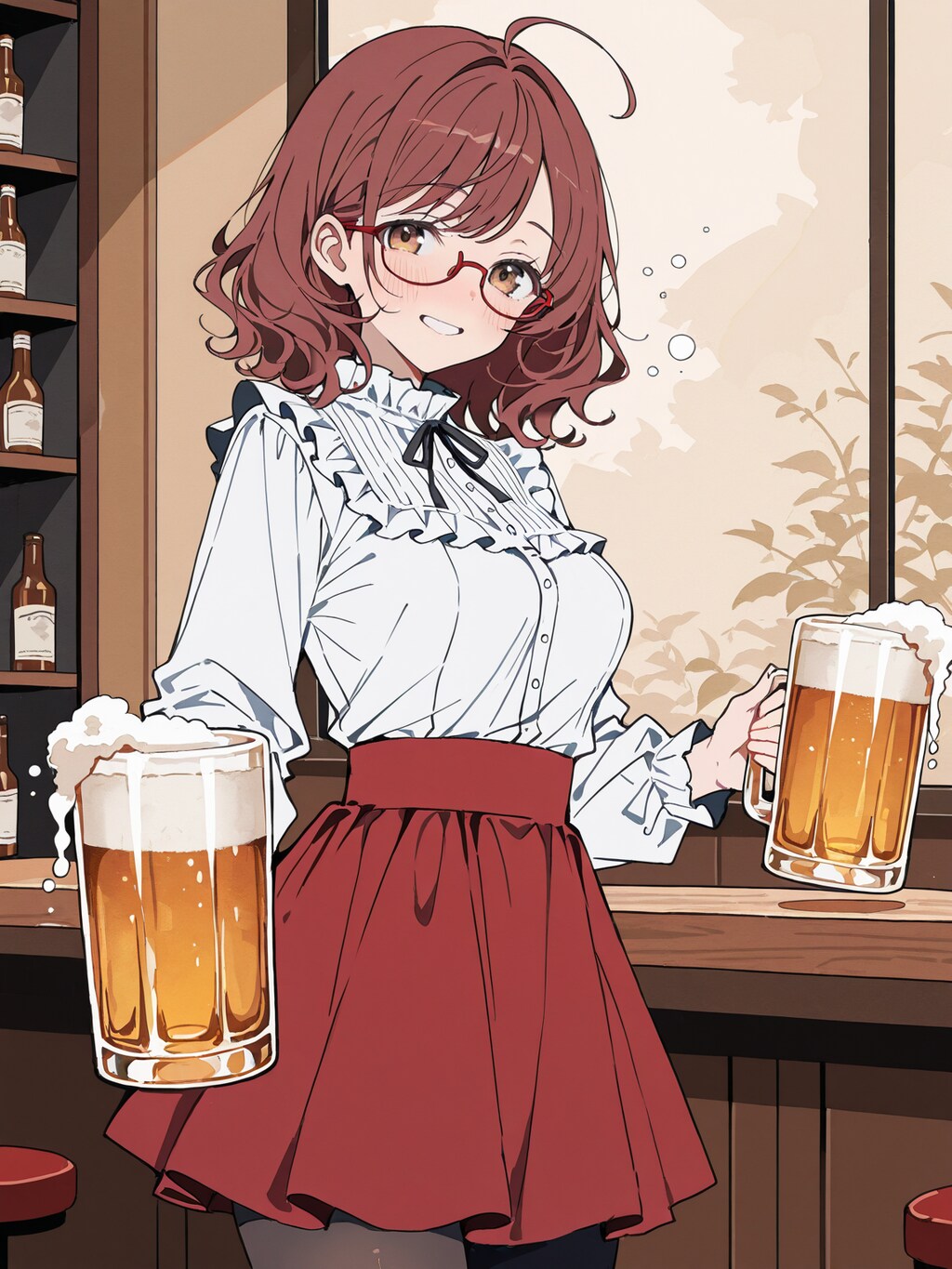 遅いですよ、先に始めてますよ！