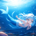 水中のマーメイド 2枚目