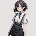 吊りスカートっていいよね＋簡易おフェラチオプロンプト 2枚目