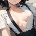 吊りスカートっていいよね＋簡易おフェラチオプロンプト 3枚目