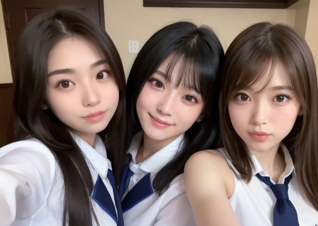 仲良し３人組ー❤️
