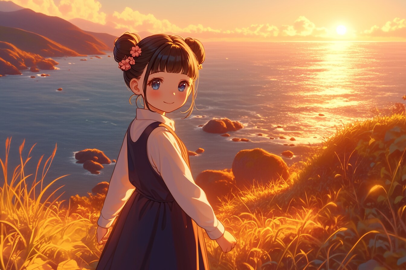 夕暮れのおだんごちゃん🍡✨193
