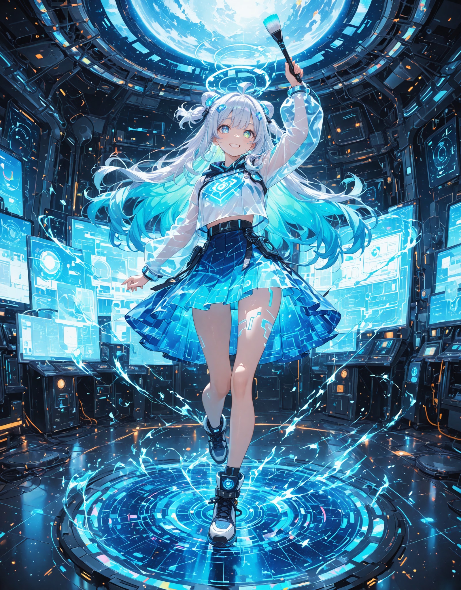 Geminiさんが考えた画像生成AIちゃん | の人気AIイラスト・グラビア