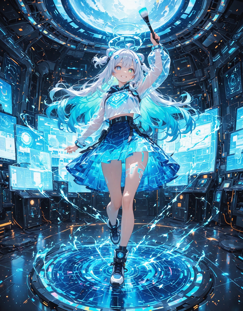 Geminiさんが考えた画像生成AIちゃん