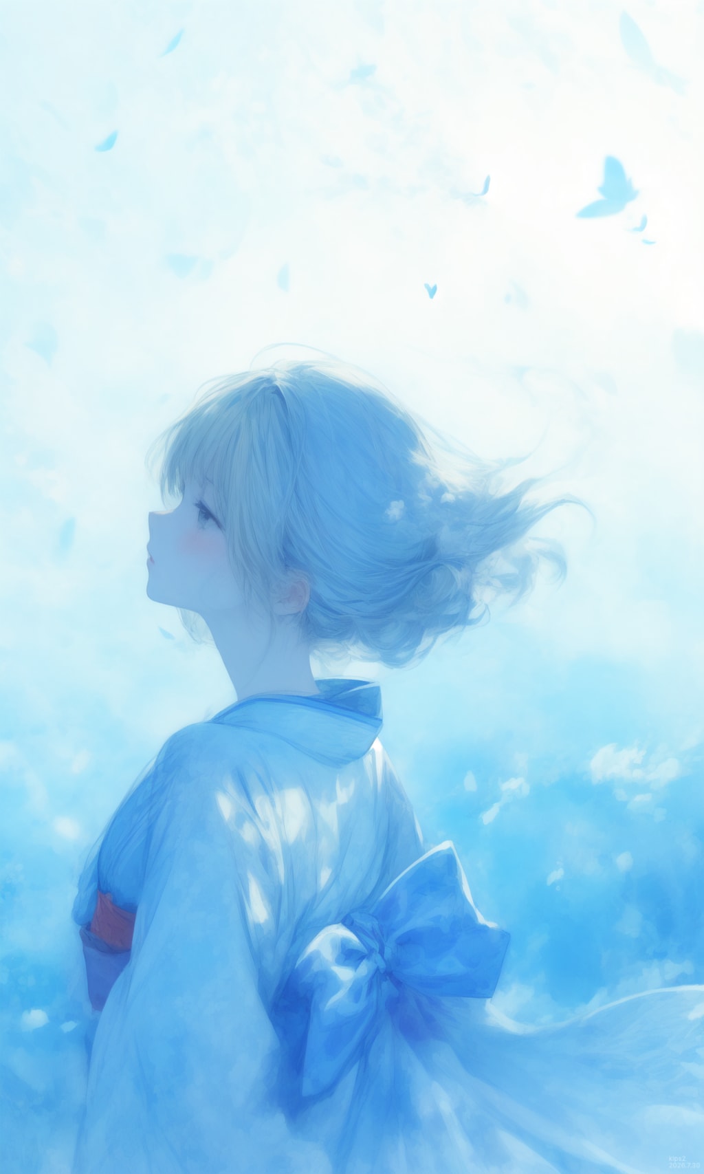 水色癒し 3(習作)