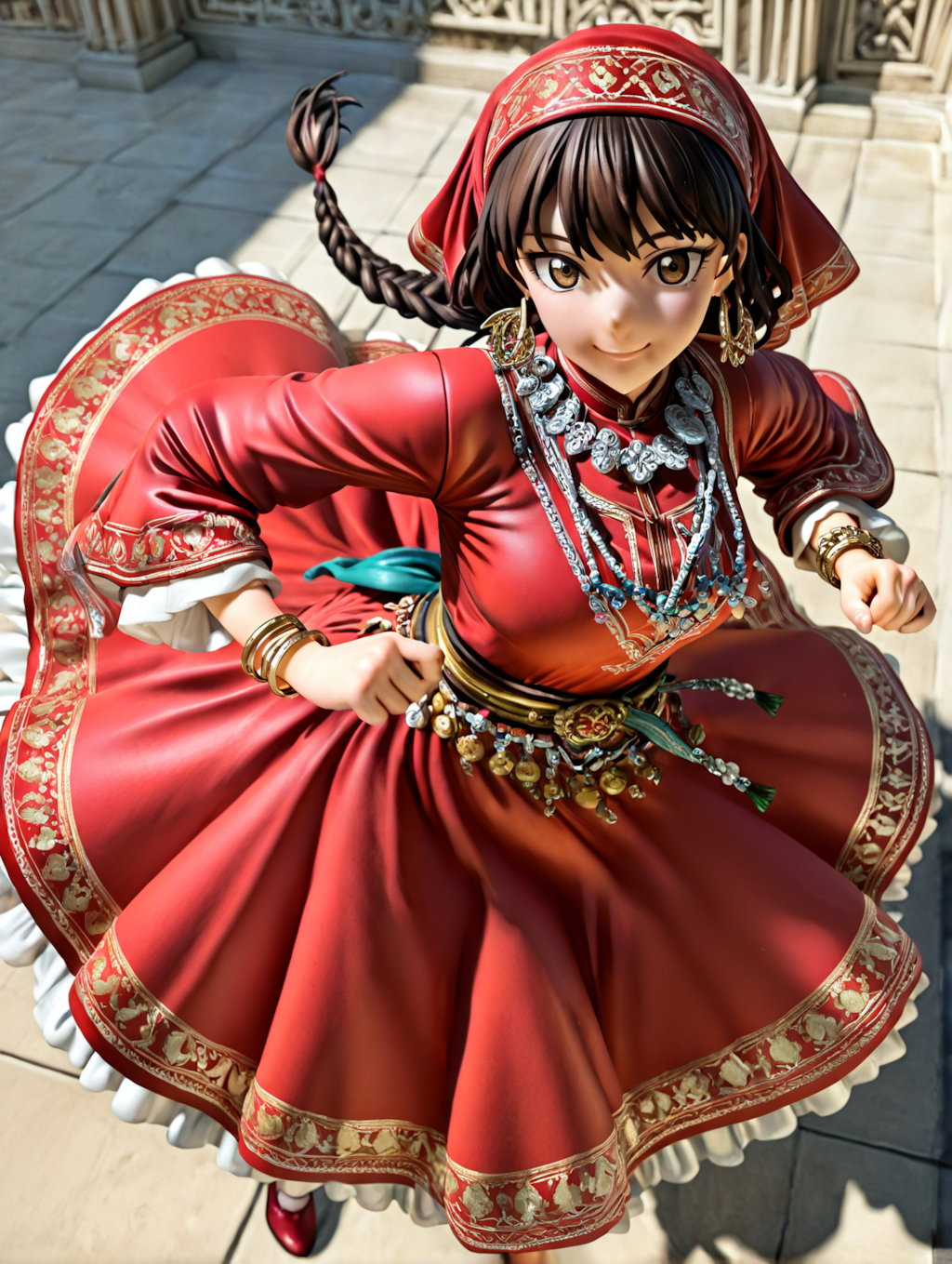 ペルシャ娘のフィギュア