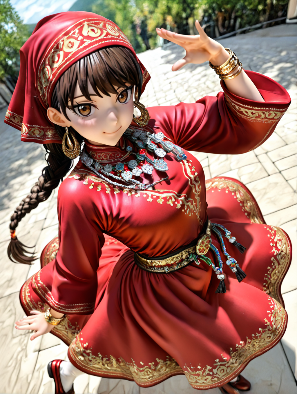 ペルシャ娘のフィギュア