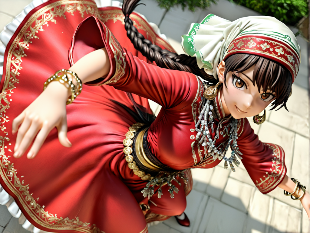 ペルシャ娘のフィギュア