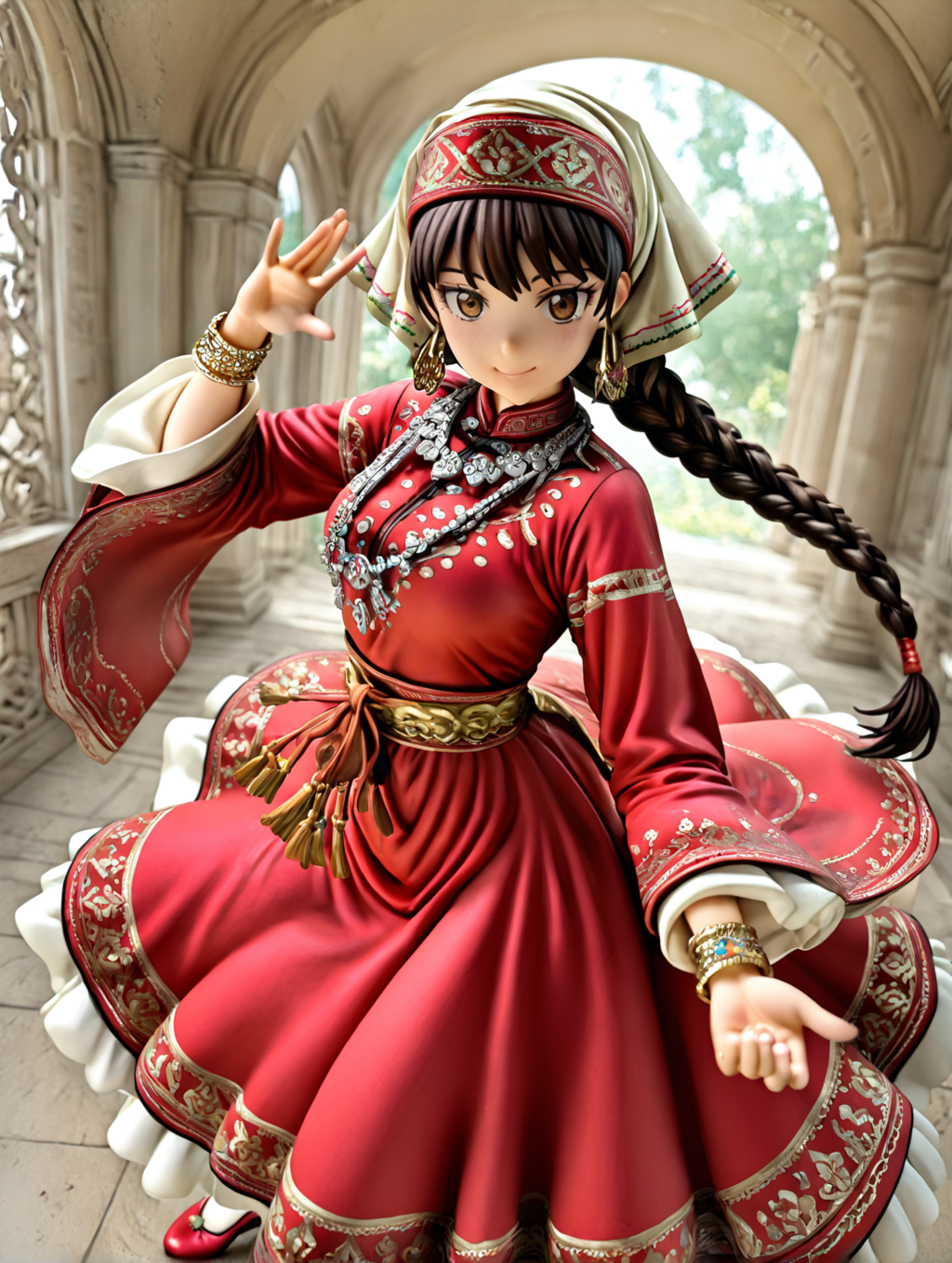 ペルシャ娘のフィギュア