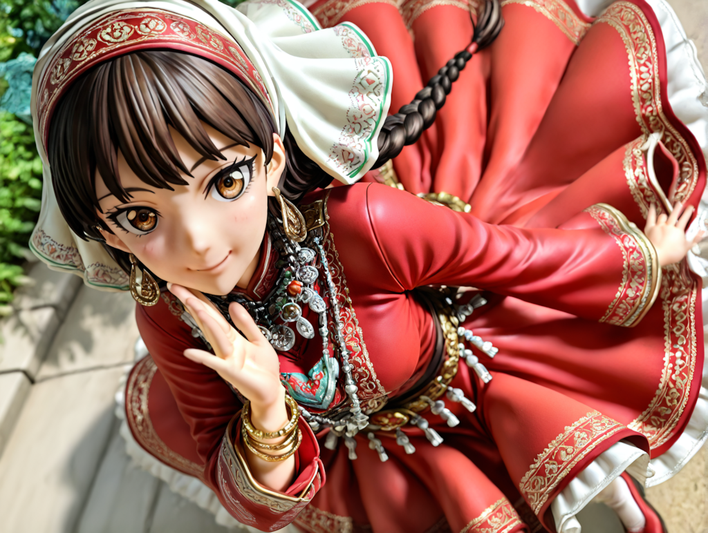 ペルシャ娘のフィギュア