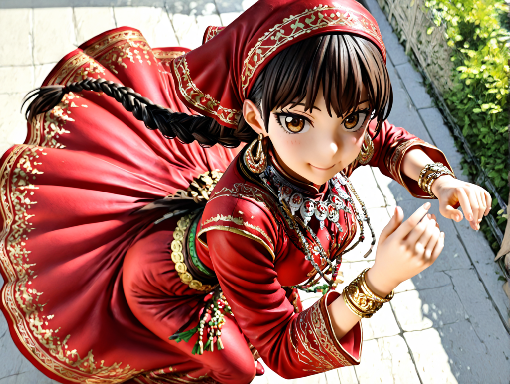 ペルシャ娘のフィギュア