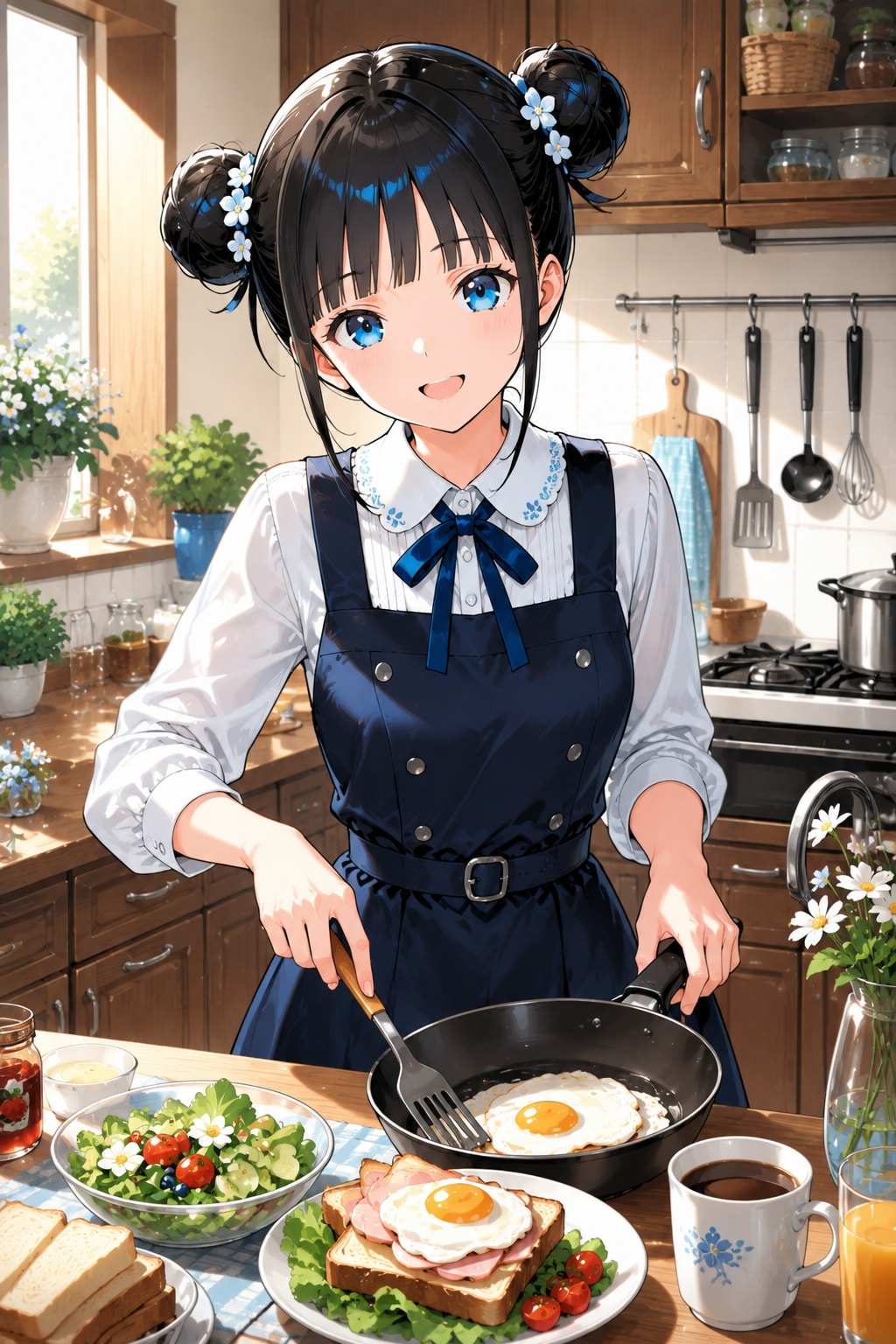 おだんごちゃん🍡✨と朝ごはん🍚✨　7/11