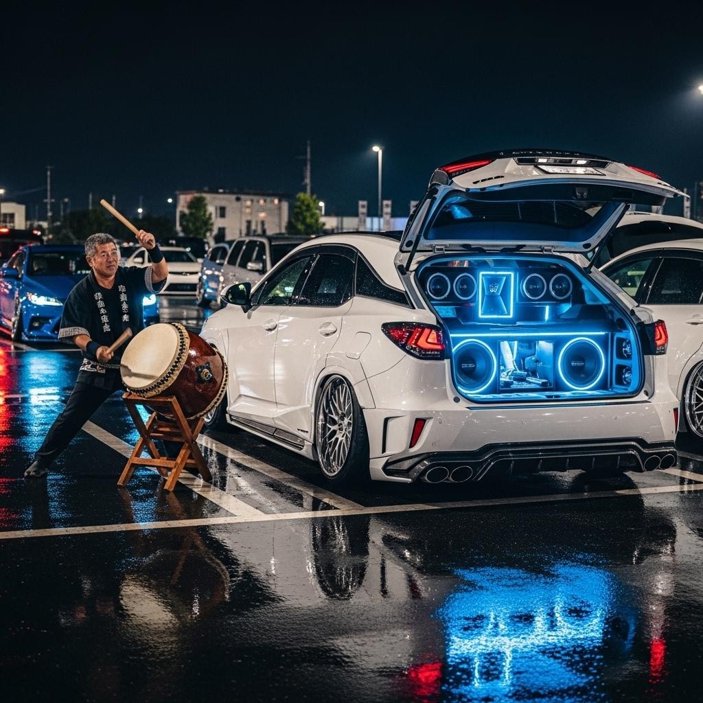 サブウーファー vs 和太鼓