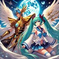 聖闘士星矢と初音ミク 2枚目