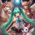 聖闘士星矢と初音ミク 3枚目