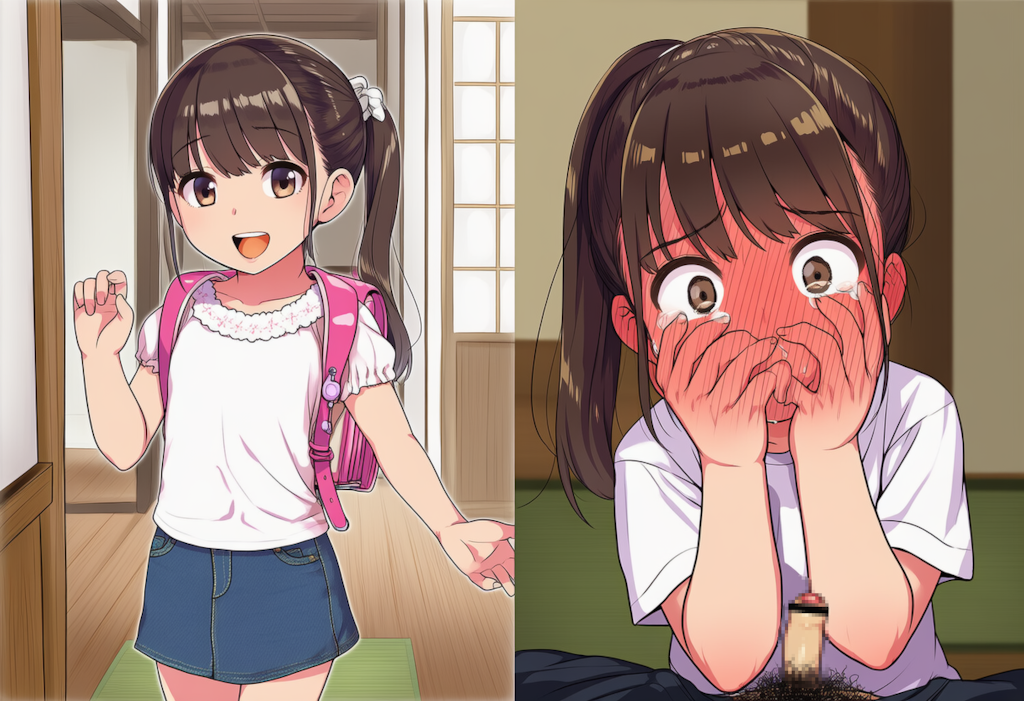 ねえねえお兄ちゃん、ちんちん見せてよ！