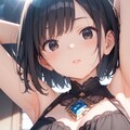 黒づくめ脇見せ宝石眼に挑戦 8枚目