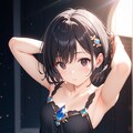 黒づくめ脇見せ宝石眼に挑戦 7枚目