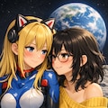 兎は居ないのね（月面着陸の日） 2枚目