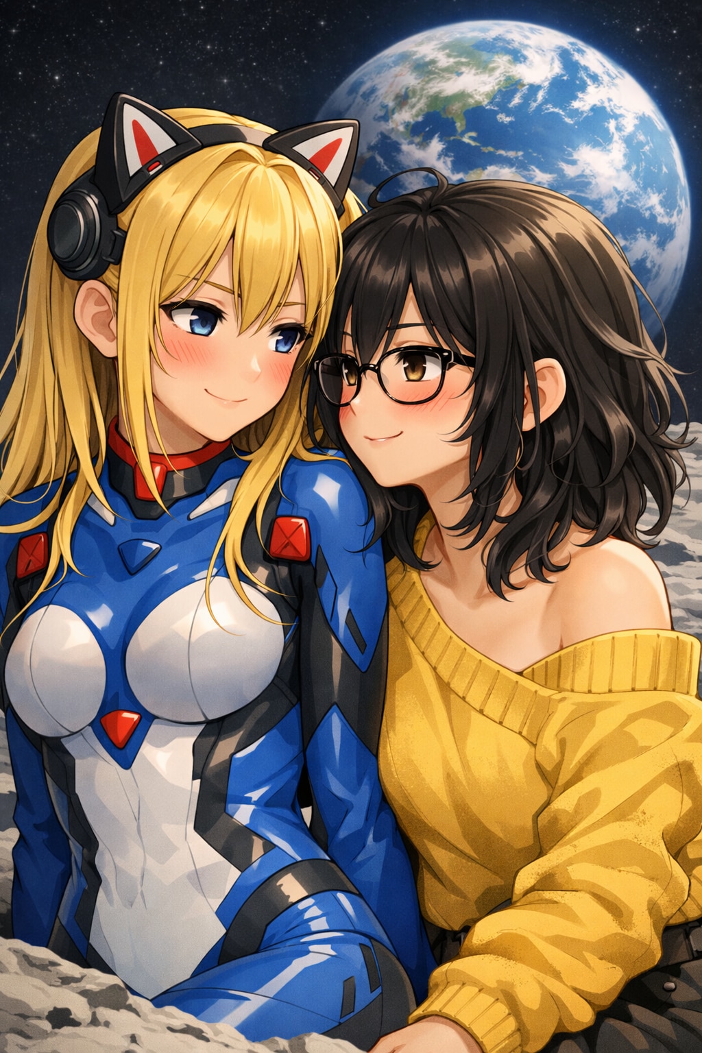 兎は居ないのね（月面着陸の日）