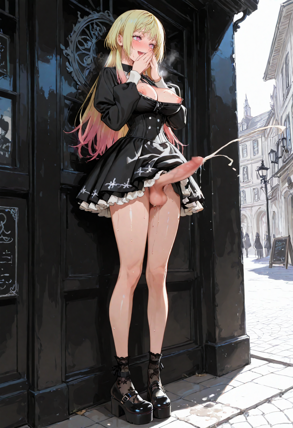 恥ずかし射精・ゴシックロリータ❤メイちゃん💦