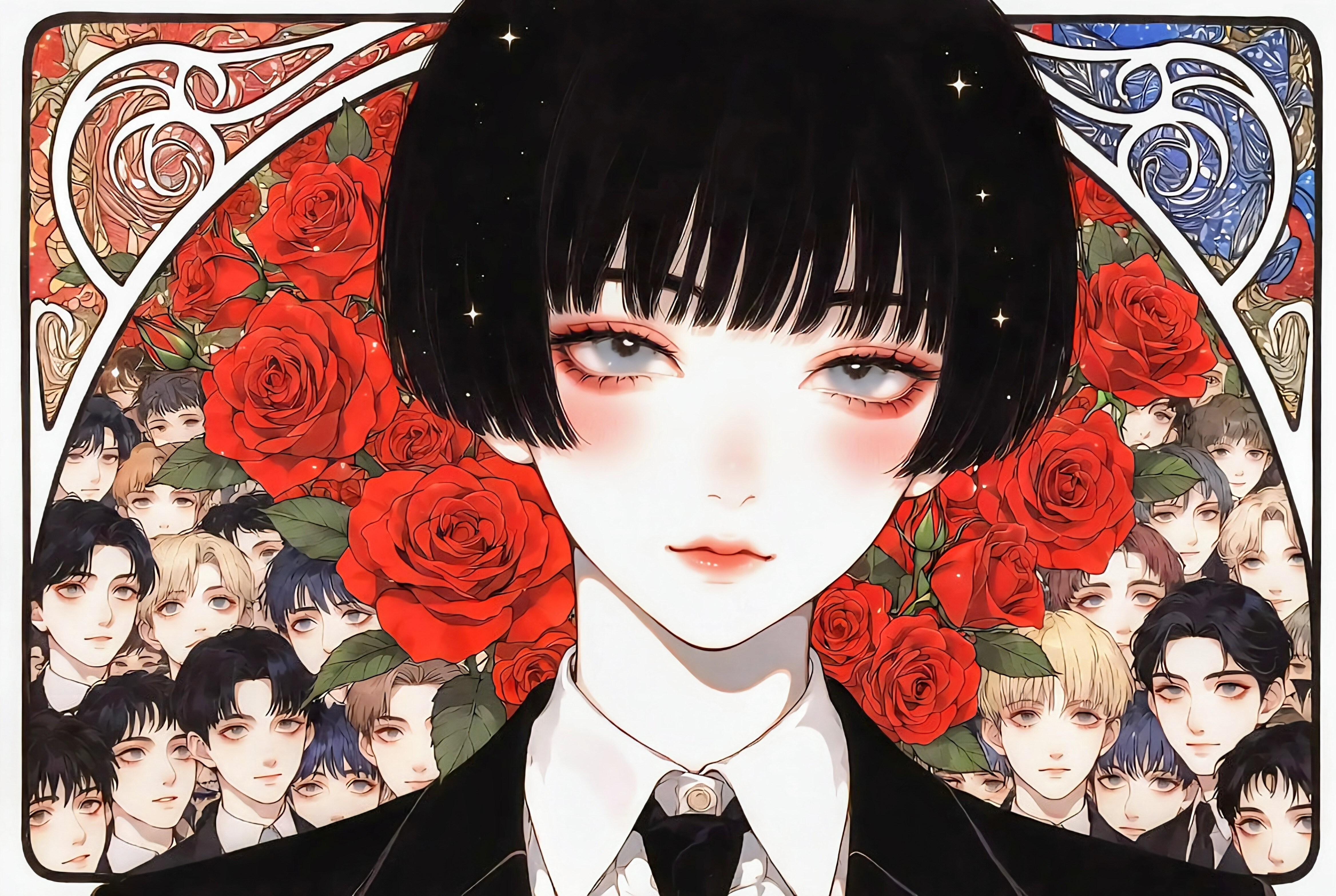 男子校の姫 | の人気AIイラスト・グラビア