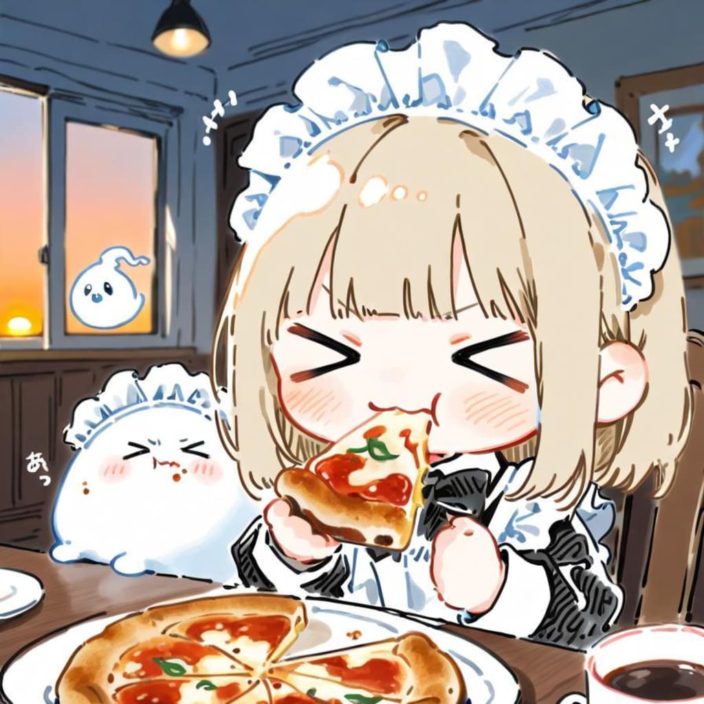 連休終わりのおピッツァェンコフィー🍕☕