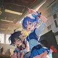 Stable Diffusion。昔の絵に彩色させてみた。[ケムリクサ] 2枚目