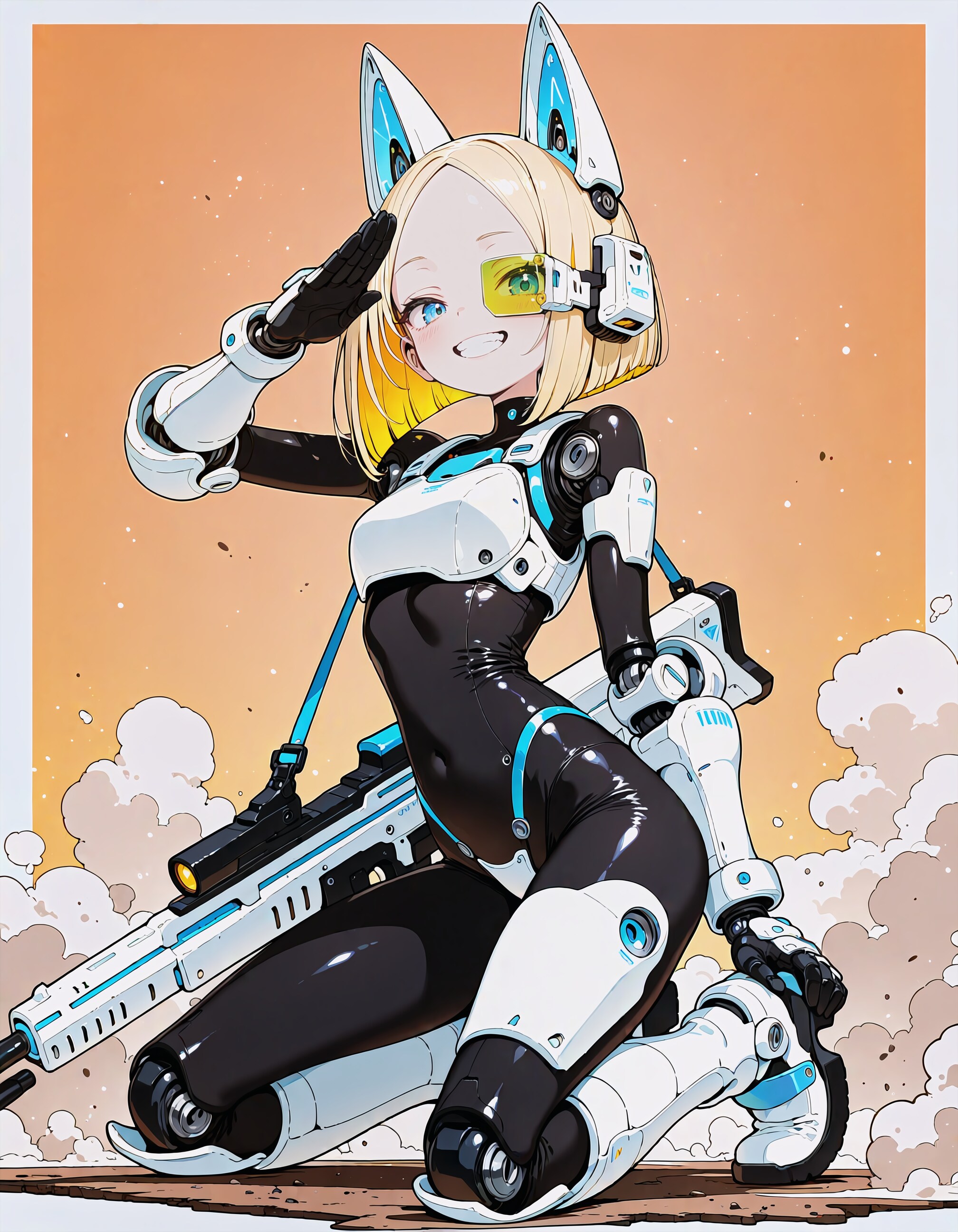 メカケモ耳パワードスーツ子