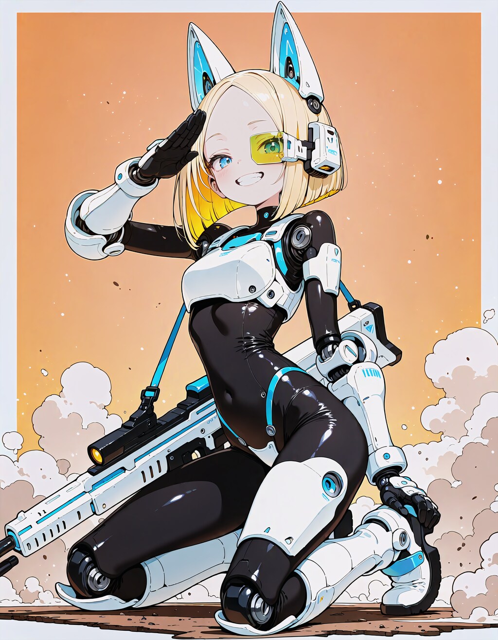 メカケモ耳パワードスーツ子