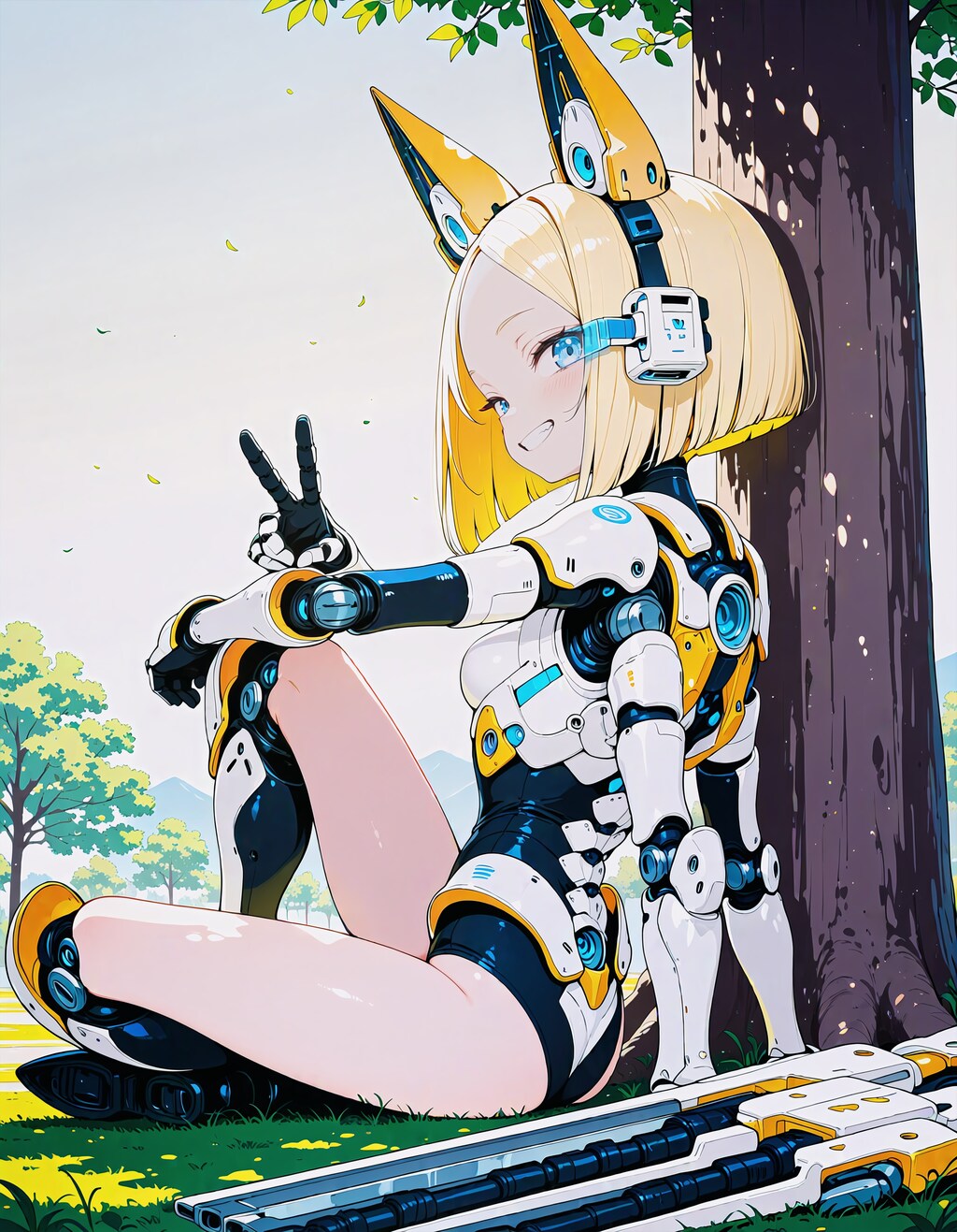 メカケモ耳パワードスーツ子