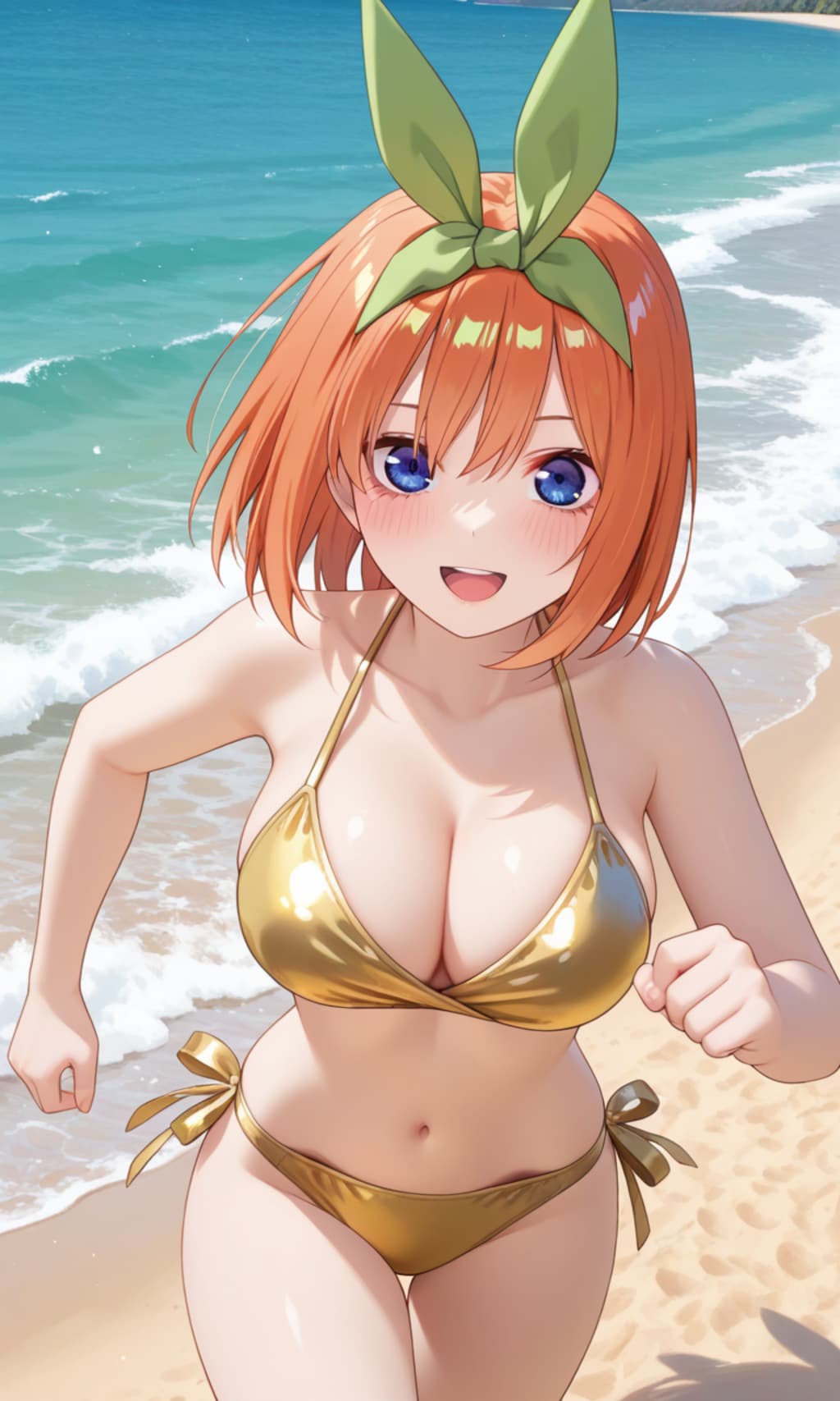 PixAIで五等分の金色ビキニ👙💛