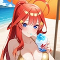 PixAIで五等分の金色ビキニ👙💛 6枚目