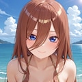 PixAIで五等分の金色ビキニ👙💛 4枚目