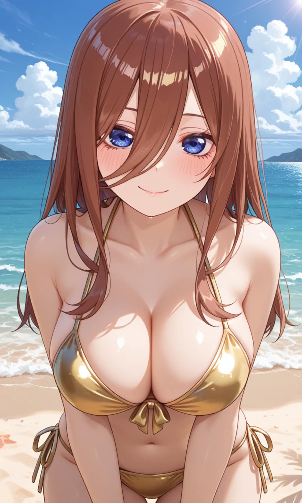 PixAIで五等分の金色ビキニ👙💛