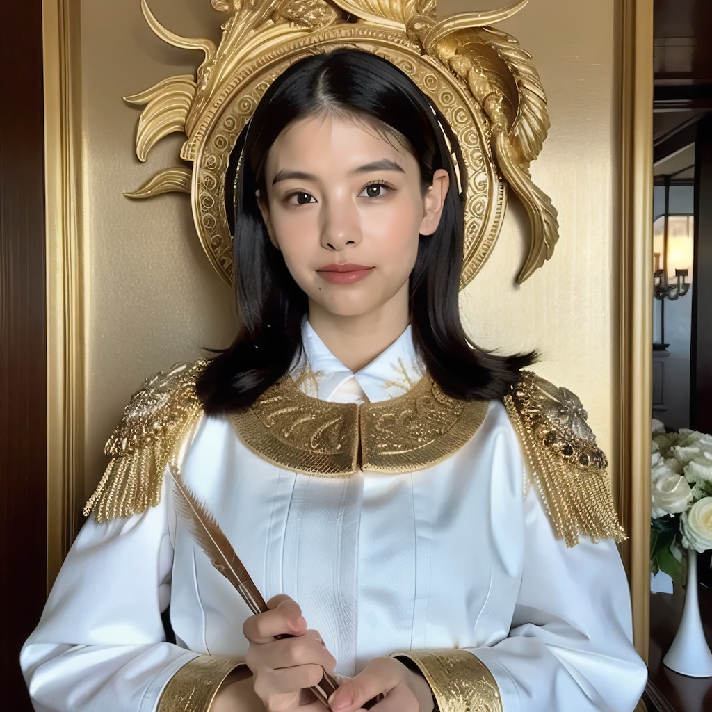 黒髪ロングでスーツの美女１３