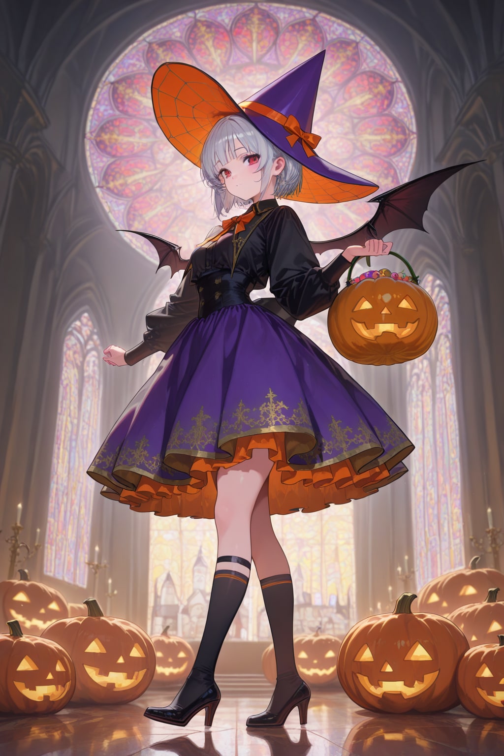 お試しPEGASUSでハロウィンと教会 | の人気AIイラスト・グラビア