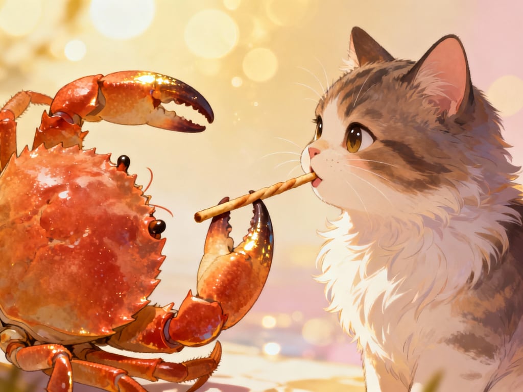 ねこさまとカニも11月11日