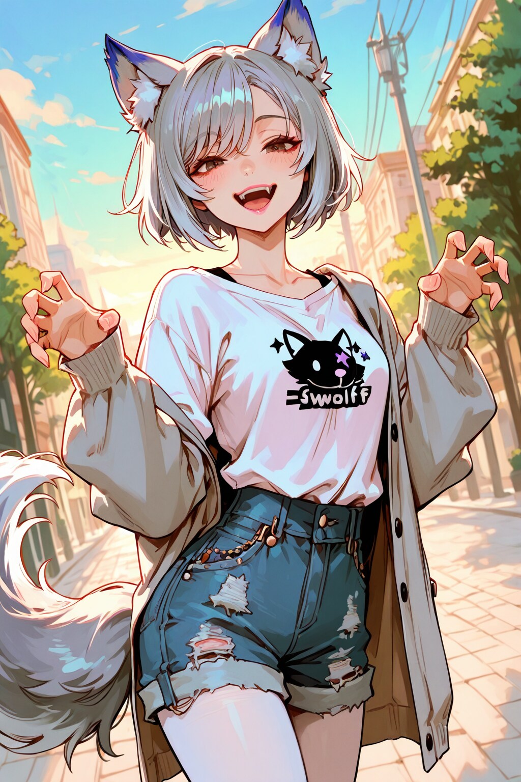 狼むすめ | の人気AIイラスト・グラビア