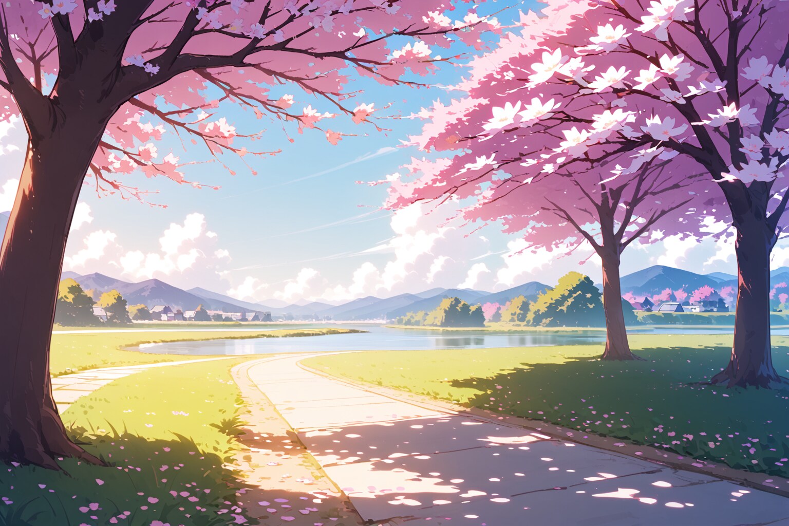 桜並木