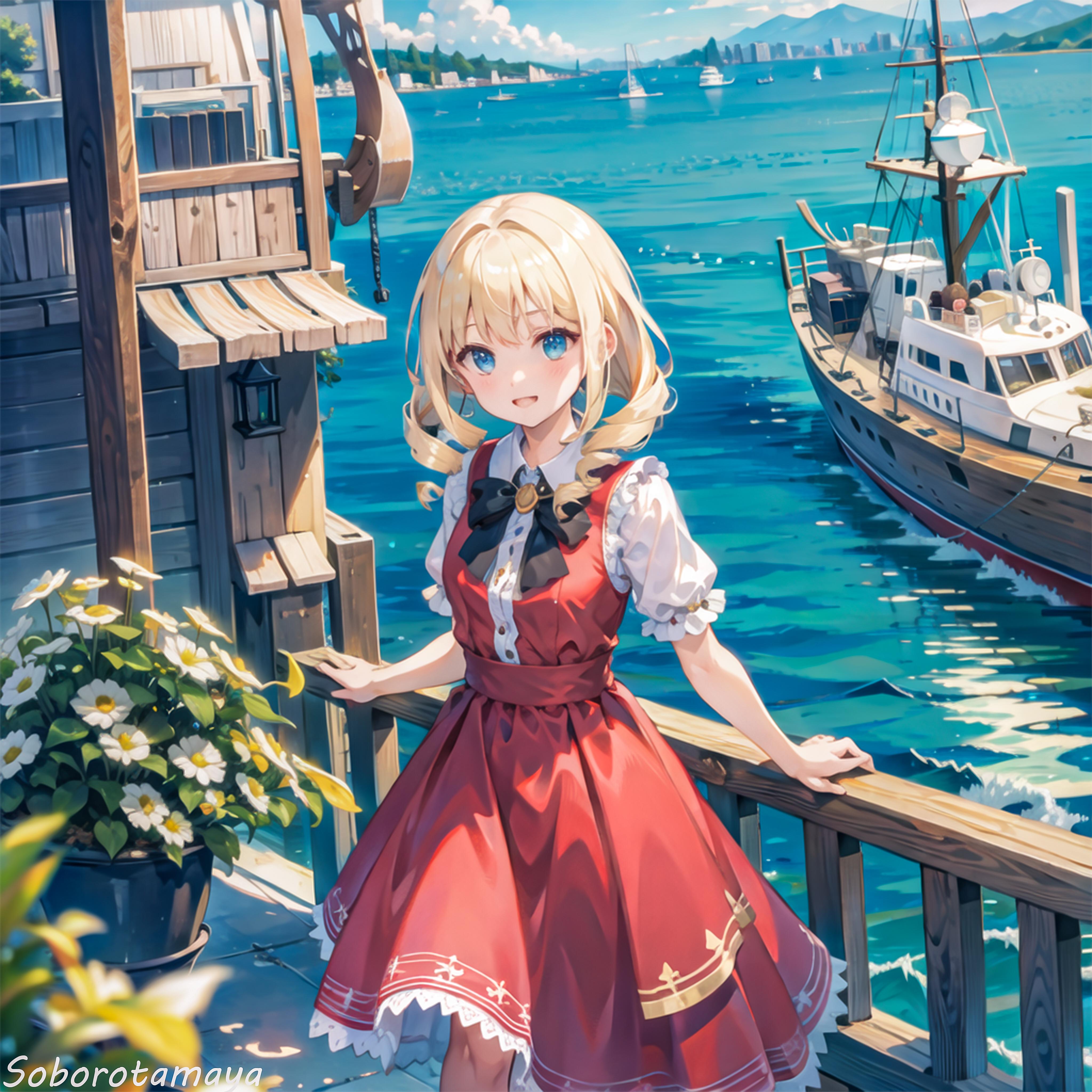 脱走中の金髪ドリルちゃん