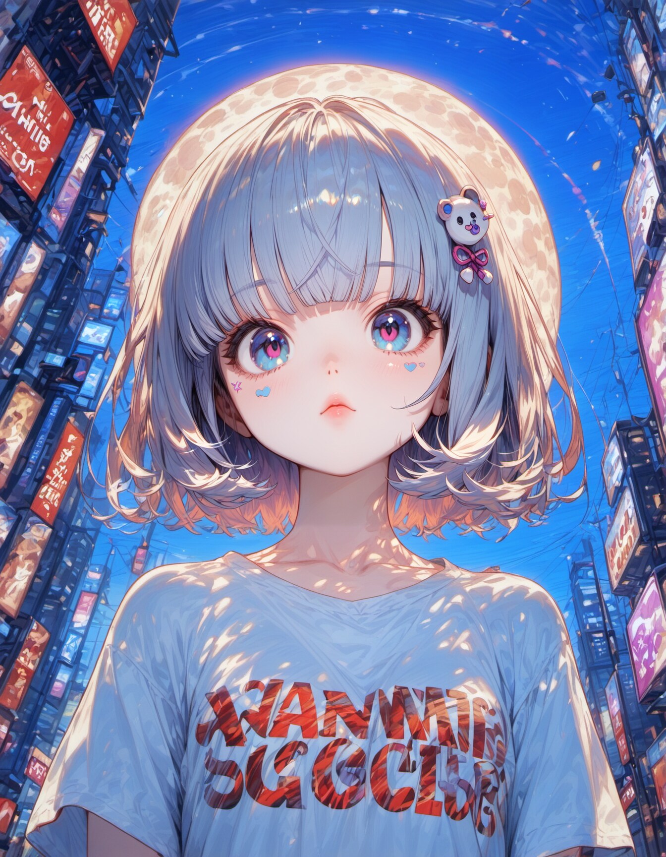 large moon | の人気AIイラスト・グラビア