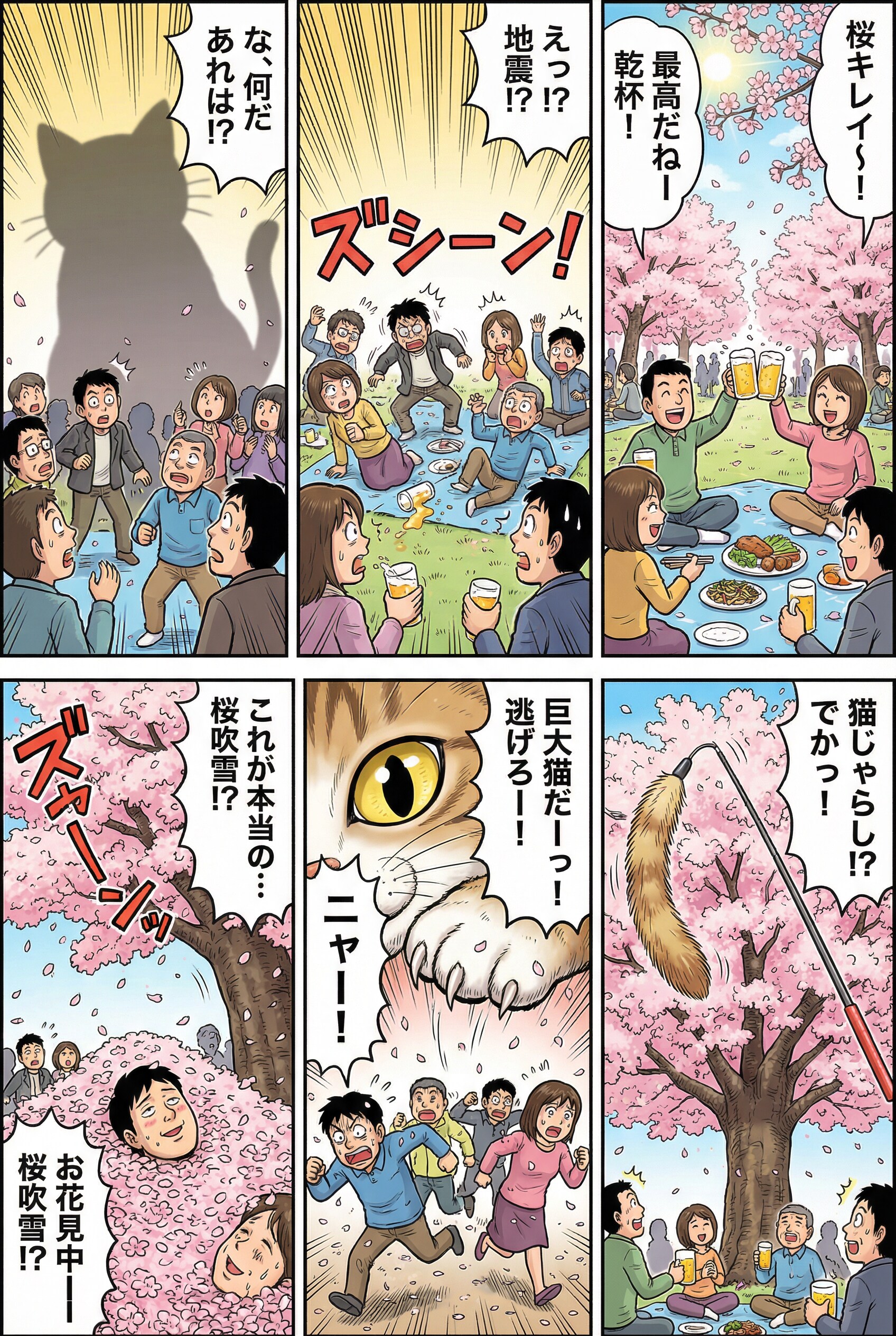 AI丸投げお花見漫画