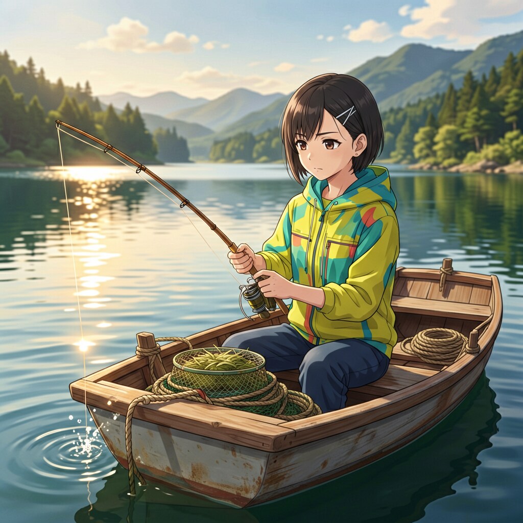 朝釣り