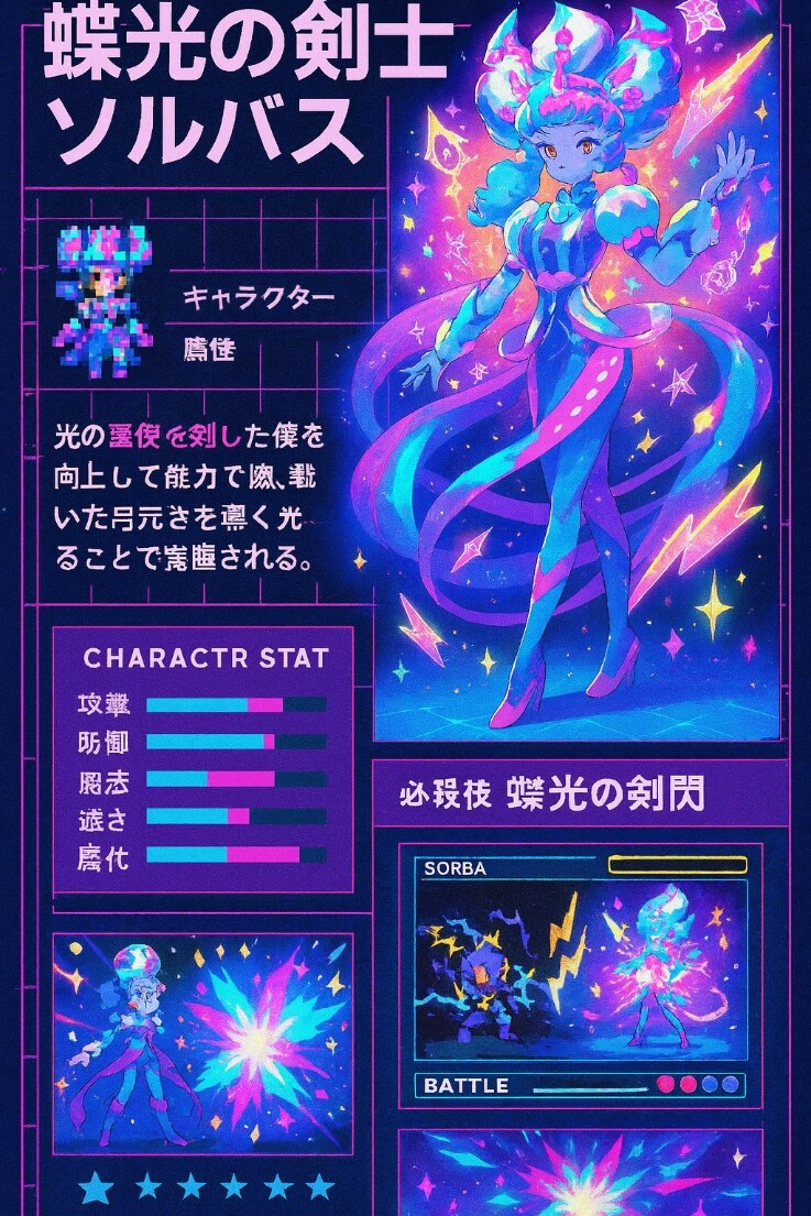 蝶光の剣士、らしい。