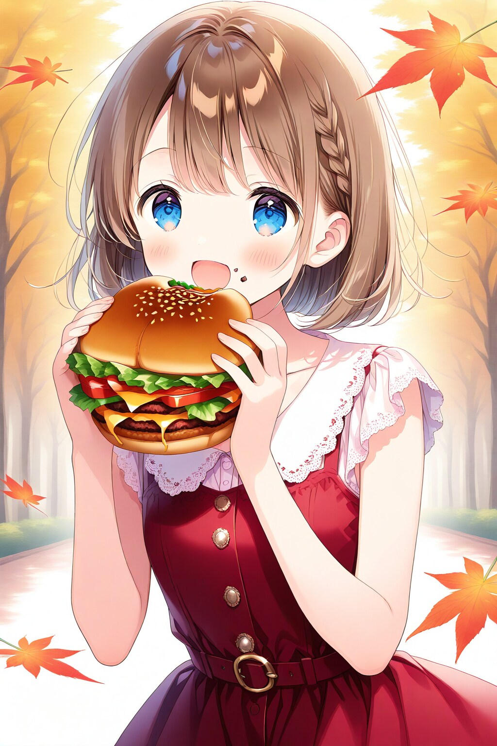 バーガーな気分 | の人気AIイラスト・グラビア