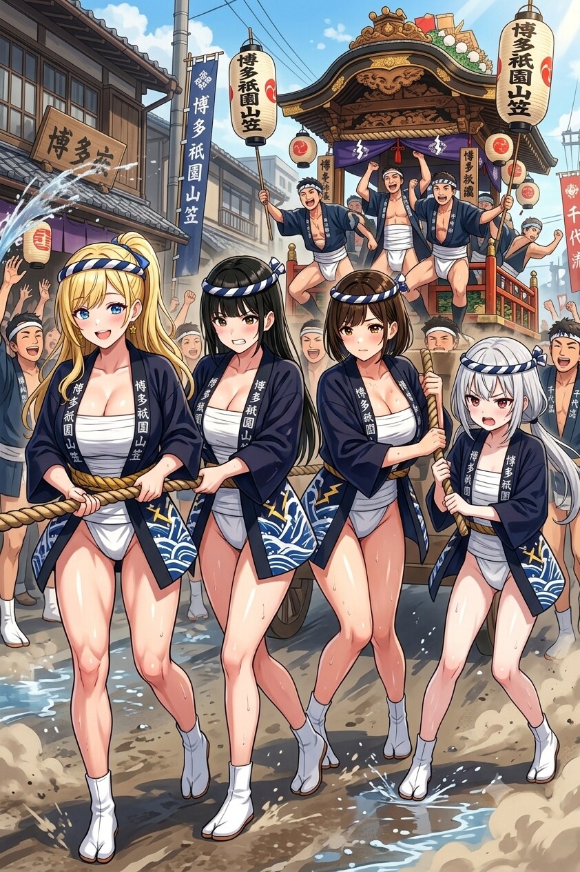 うちの子と博多祇園山笠