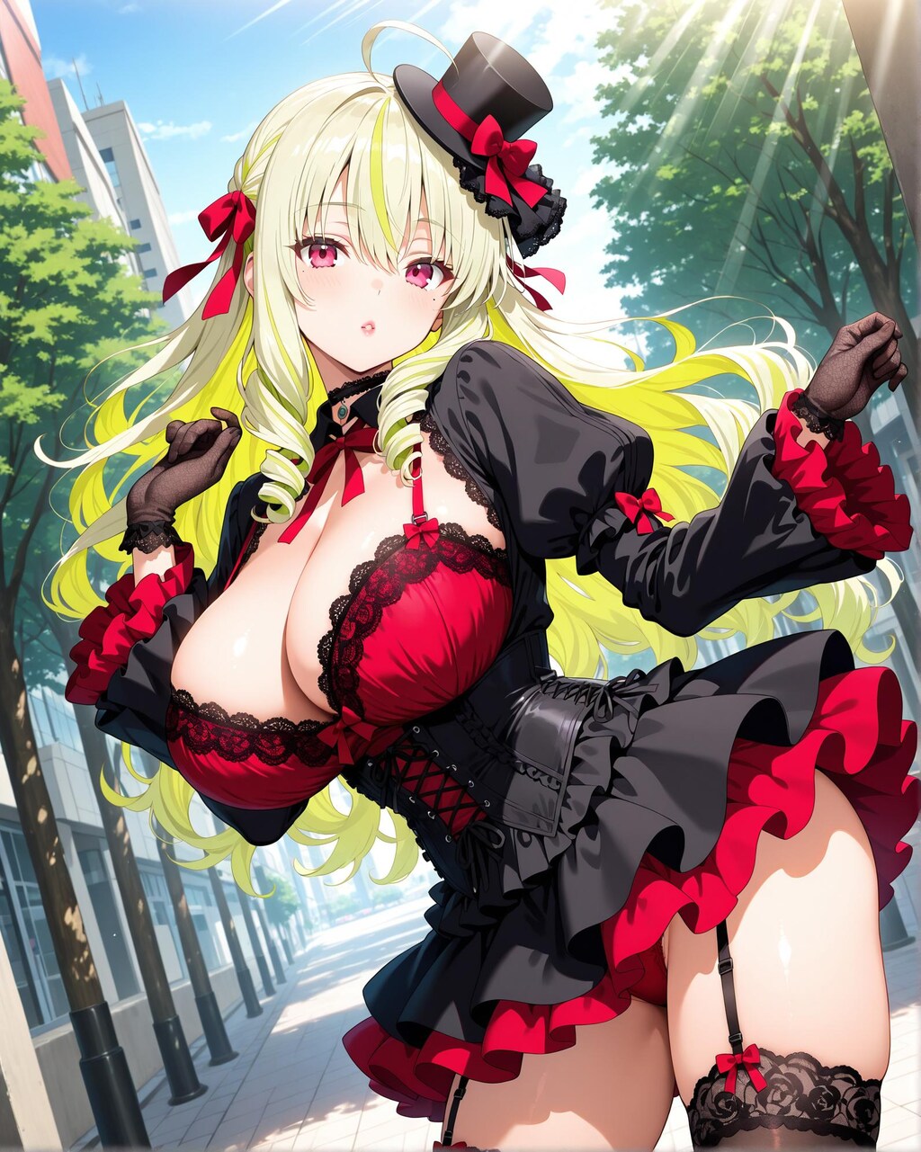 女子高生 ゴスロリ