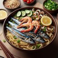 秋のseafood noodle開発 4枚目