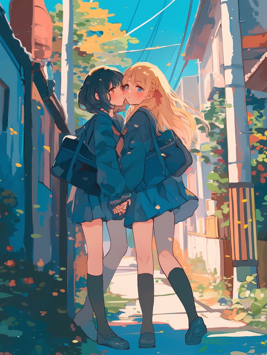 キスしたい二人のJK226